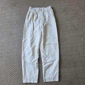 J. Crew high rise linen pants